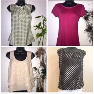 Ann Taylor & Banana Republic 4 Top Lot Size XS